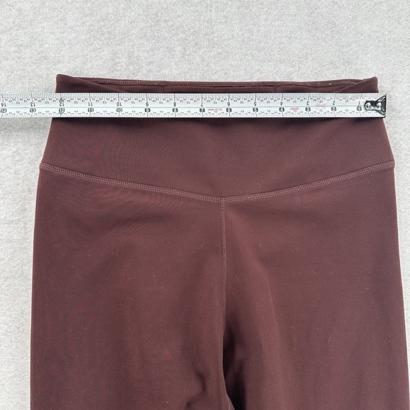 Nike Dri-Fit High Waist Maroon Leggings‎ cropped Womens Small - Picture 9 of 12